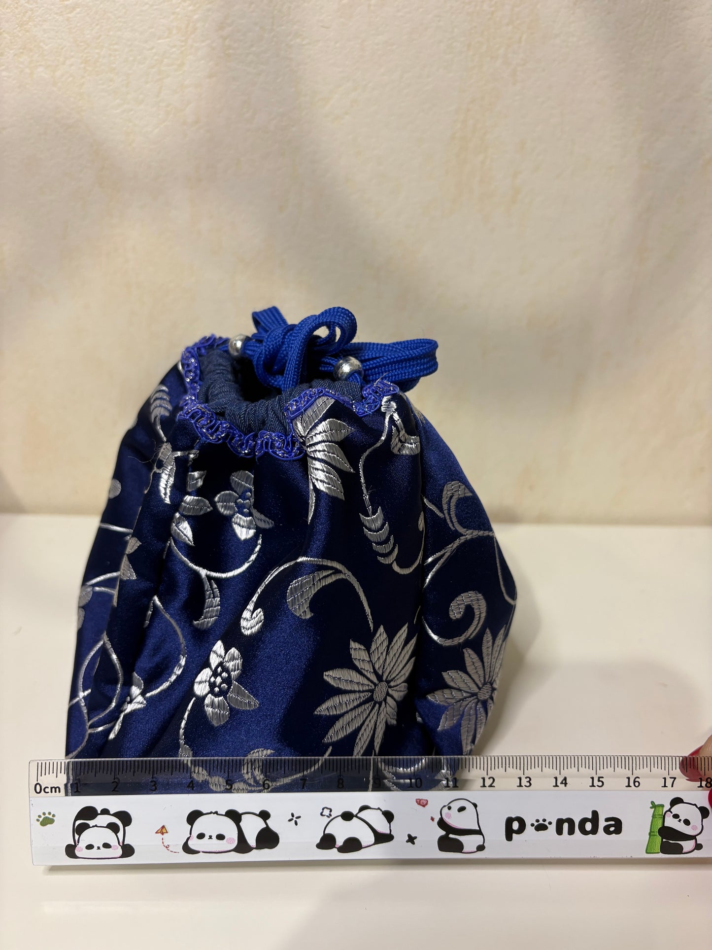 Petit sac  Bleu et argenté
