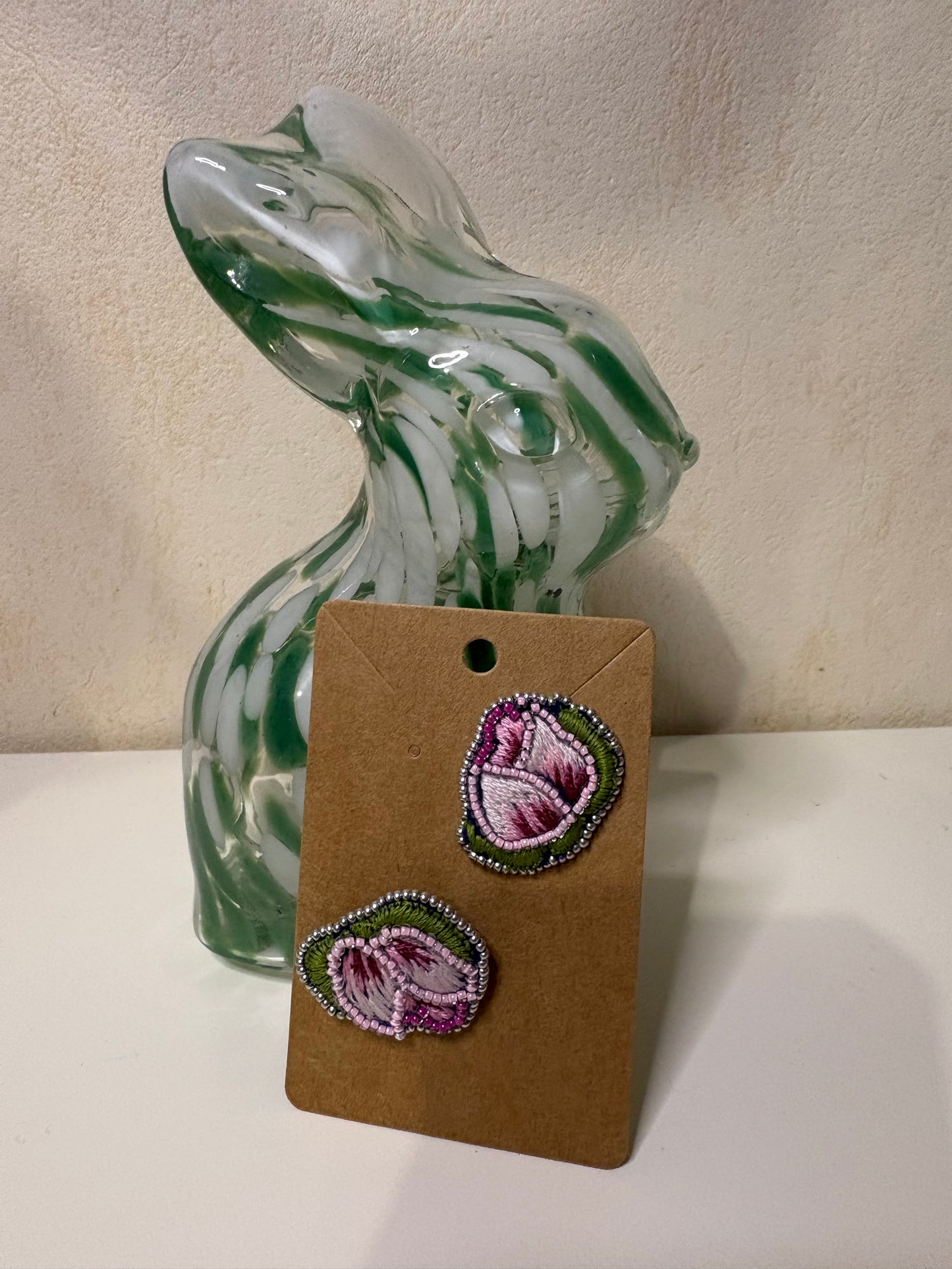 E Boucles d'oreilles fabrication artisanale