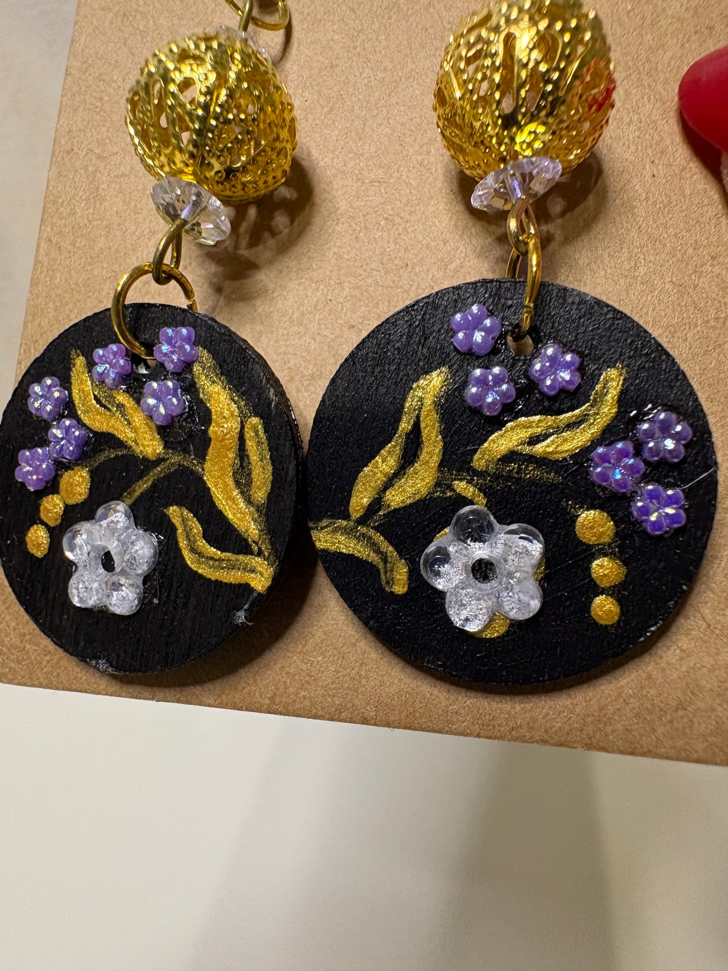 E Boucles d'oreilles fabrication artisanale