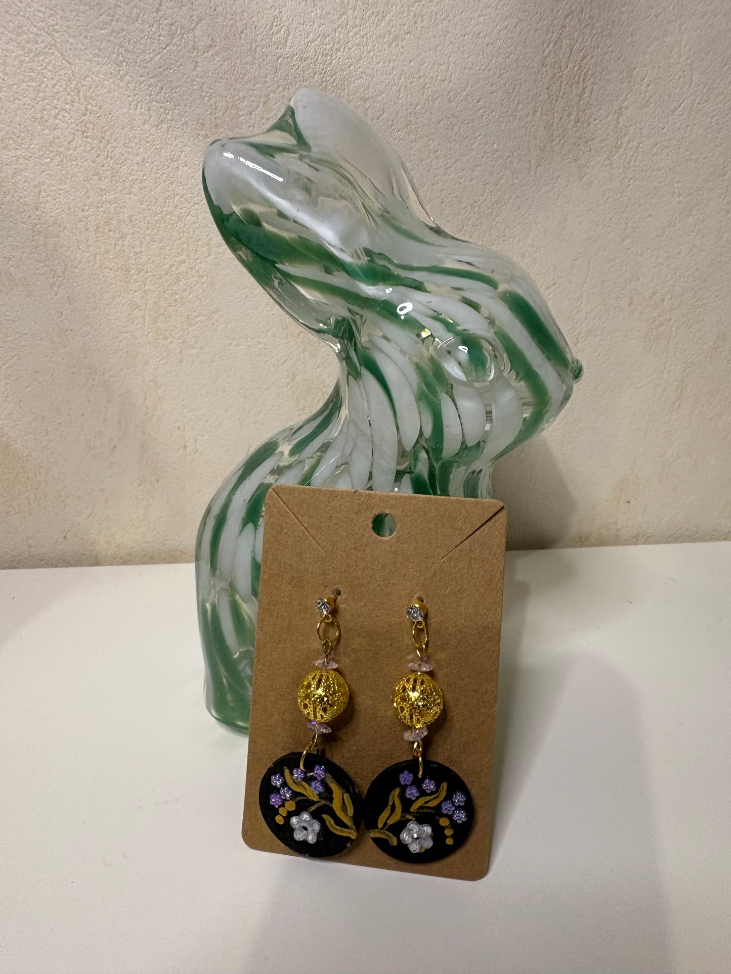 E Boucles d'oreilles fabrication artisanale