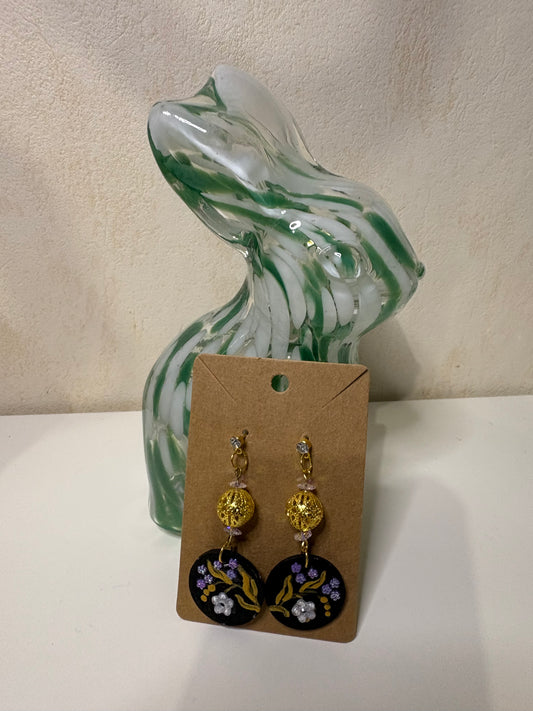 E Boucles d'oreilles fabrication artisanale