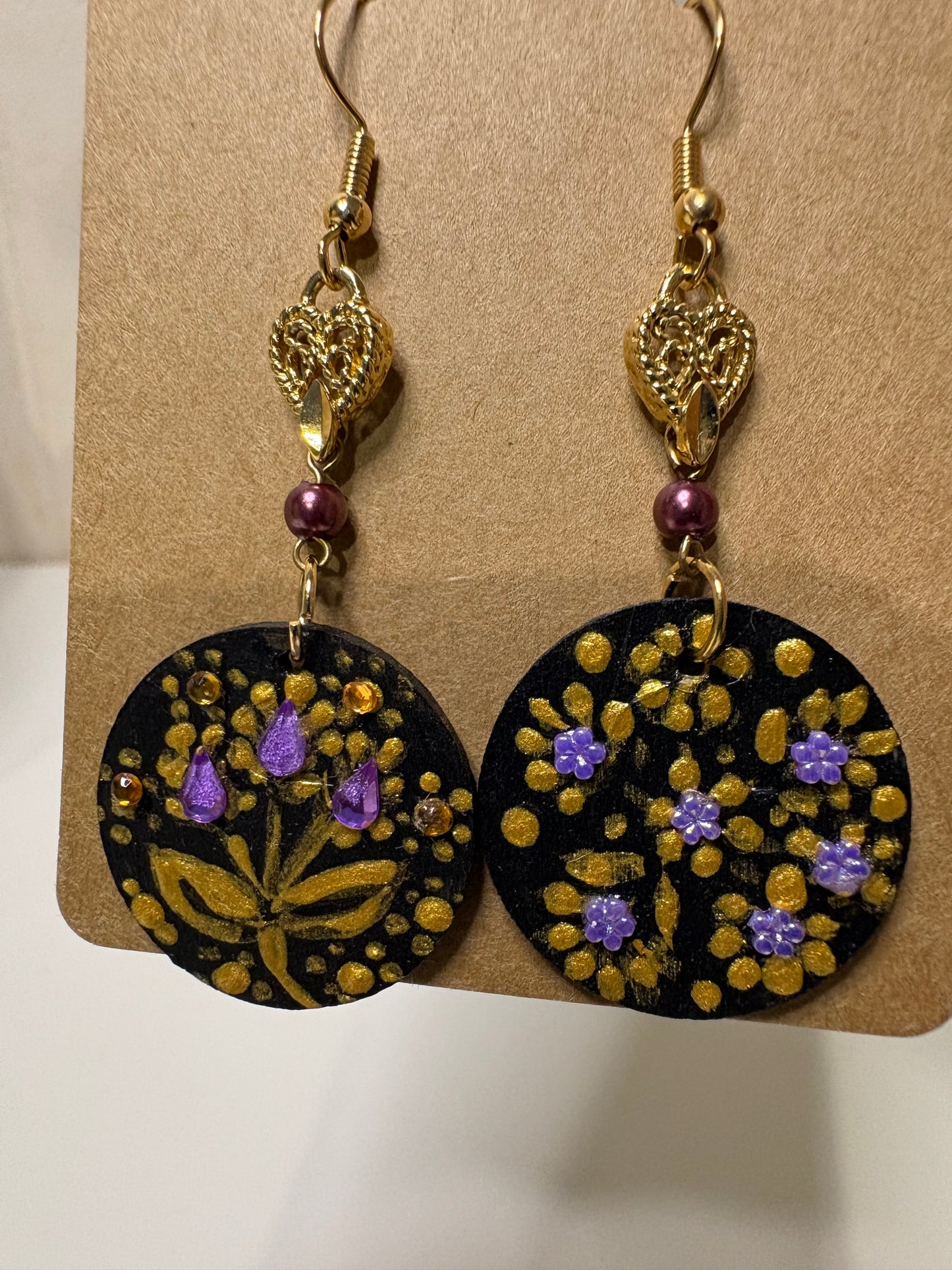 E Boucles d'oreilles fabrication artisanale