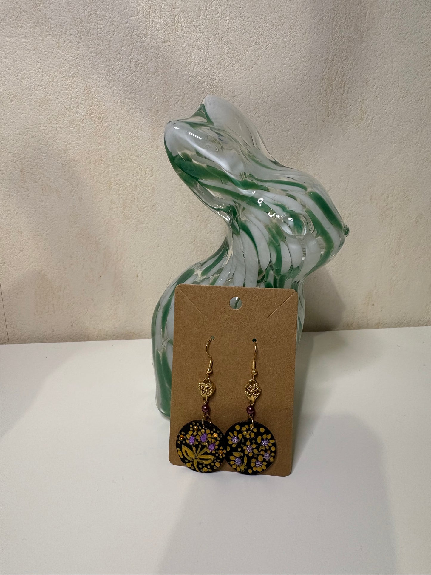 E Boucles d'oreilles fabrication artisanale