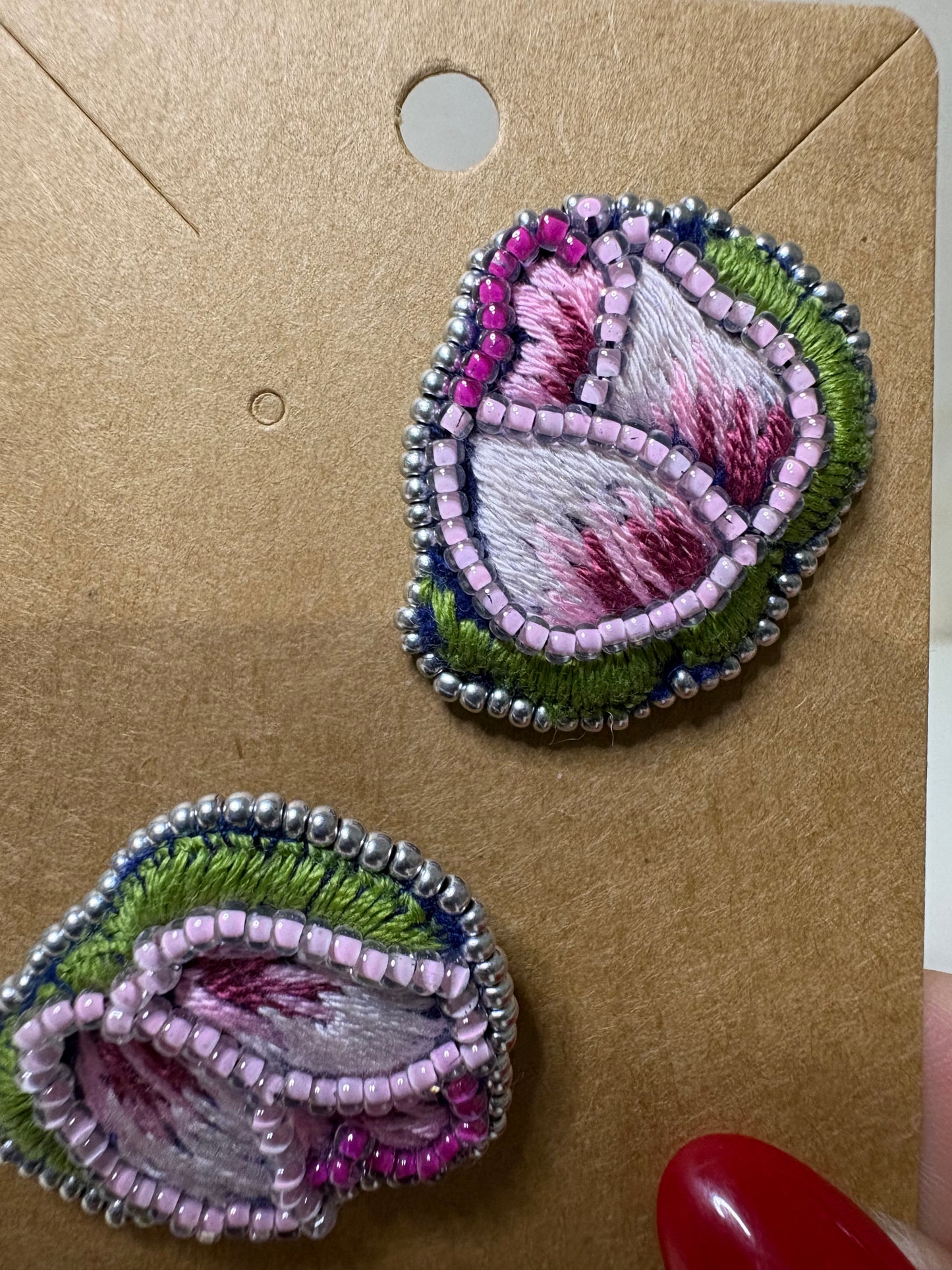 E Boucles d'oreilles fabrication artisanale